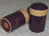 Colorworks table top shakers glazed plum